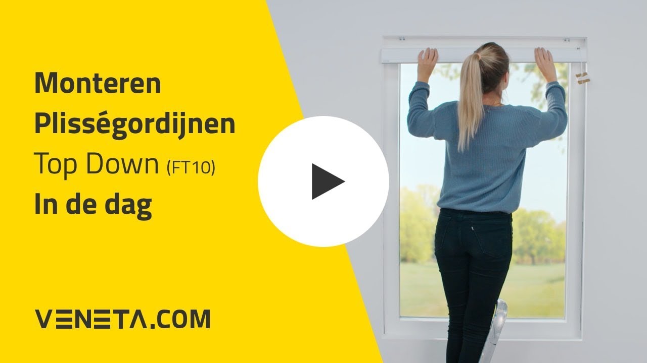 Monteren Plisségordijnen Top Down FT10 – In de dag » Veneta com
