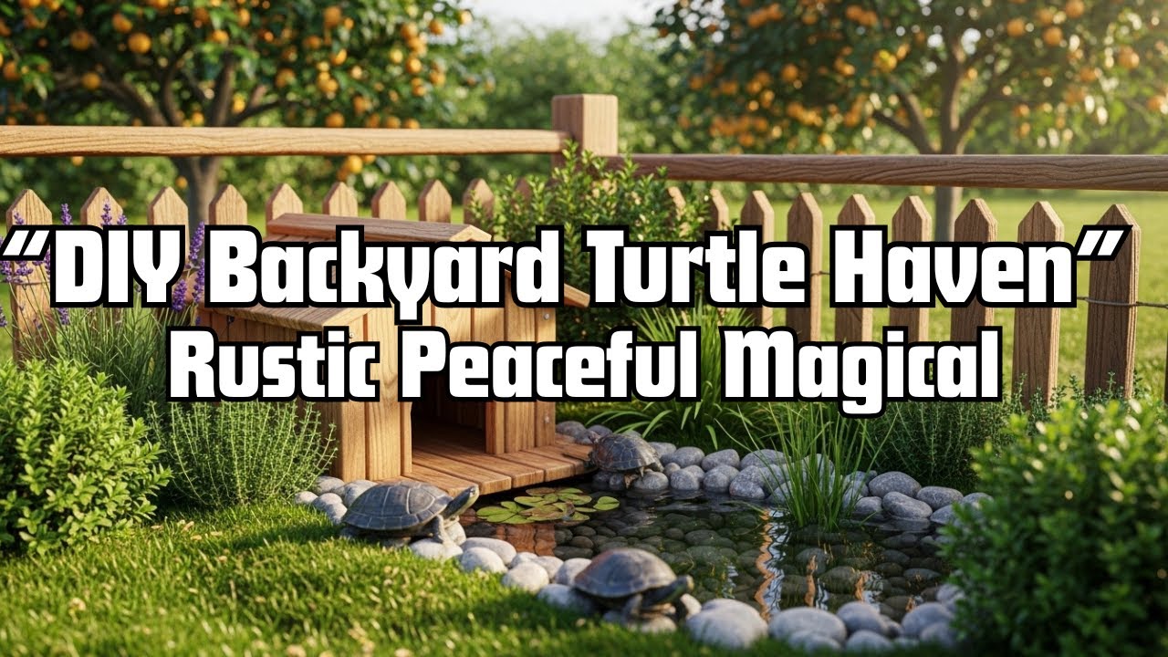 &ldquo;STOP Scrolling&hellip; This Backyard Turtle Haven Will Melt Your Heart 🐢✨&rdquo;
