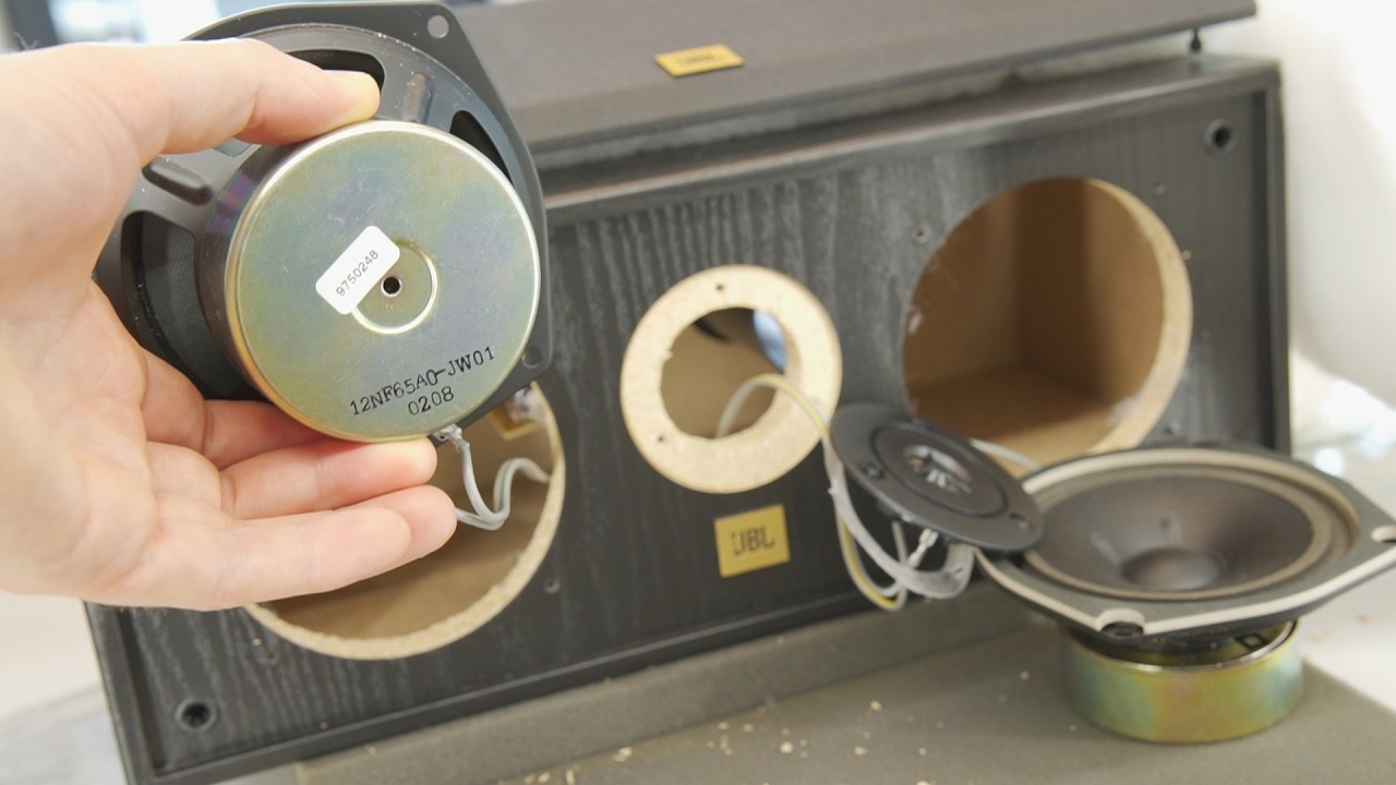 Look inside JBL ATX 10c Center Speaker + Free Air Test