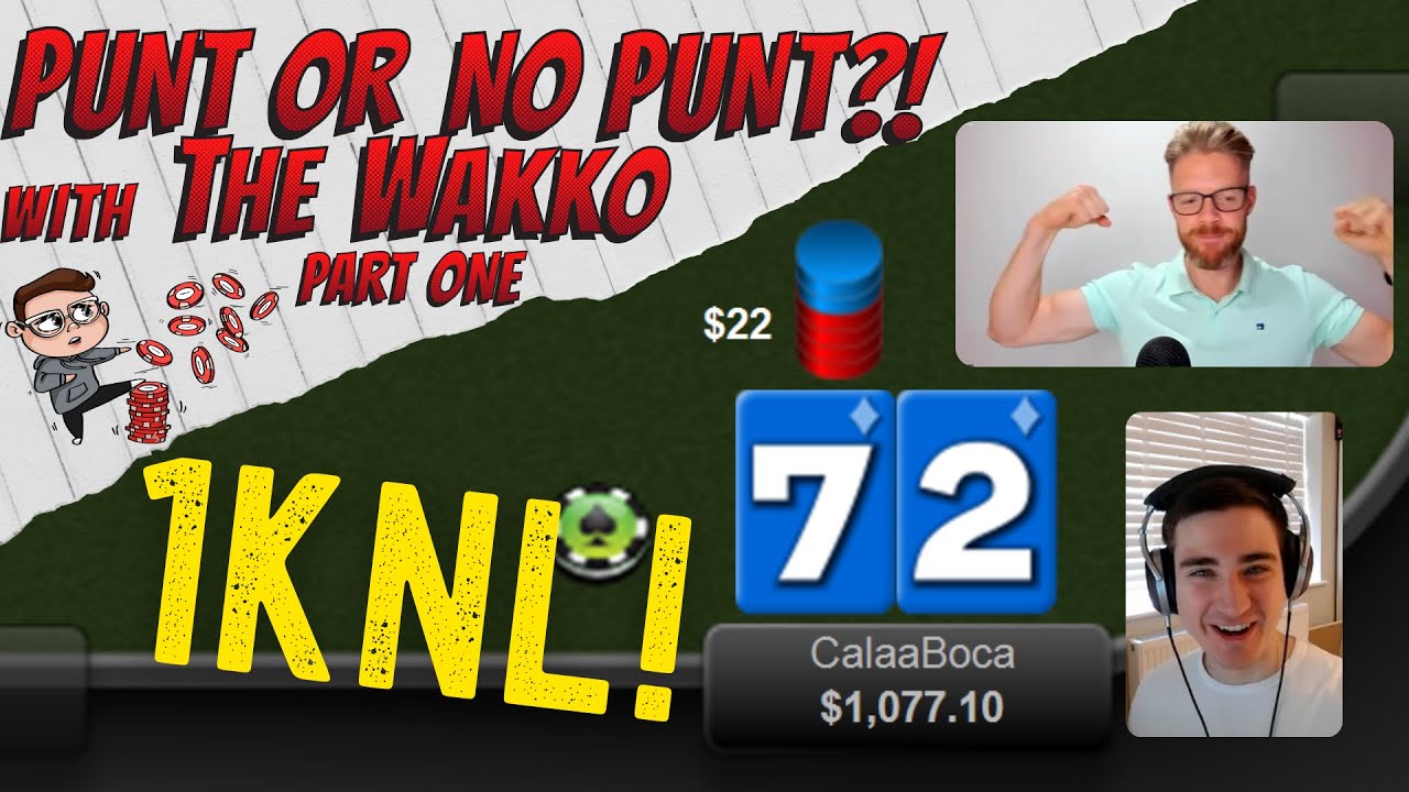 Punt or No Punt?! The Wakko Donk Betting & Playing Seven Deuce?! 'This Hand Just NEVER Happens!' P1
