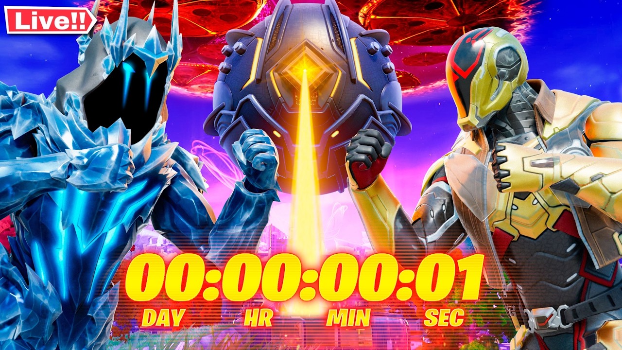 🔴*NEW* FORTNITE LIVE EVENT RIGHT NOW!! TEAM ICE KING VS TEAM FOUNDATION! (Chapter 7 LIVE)