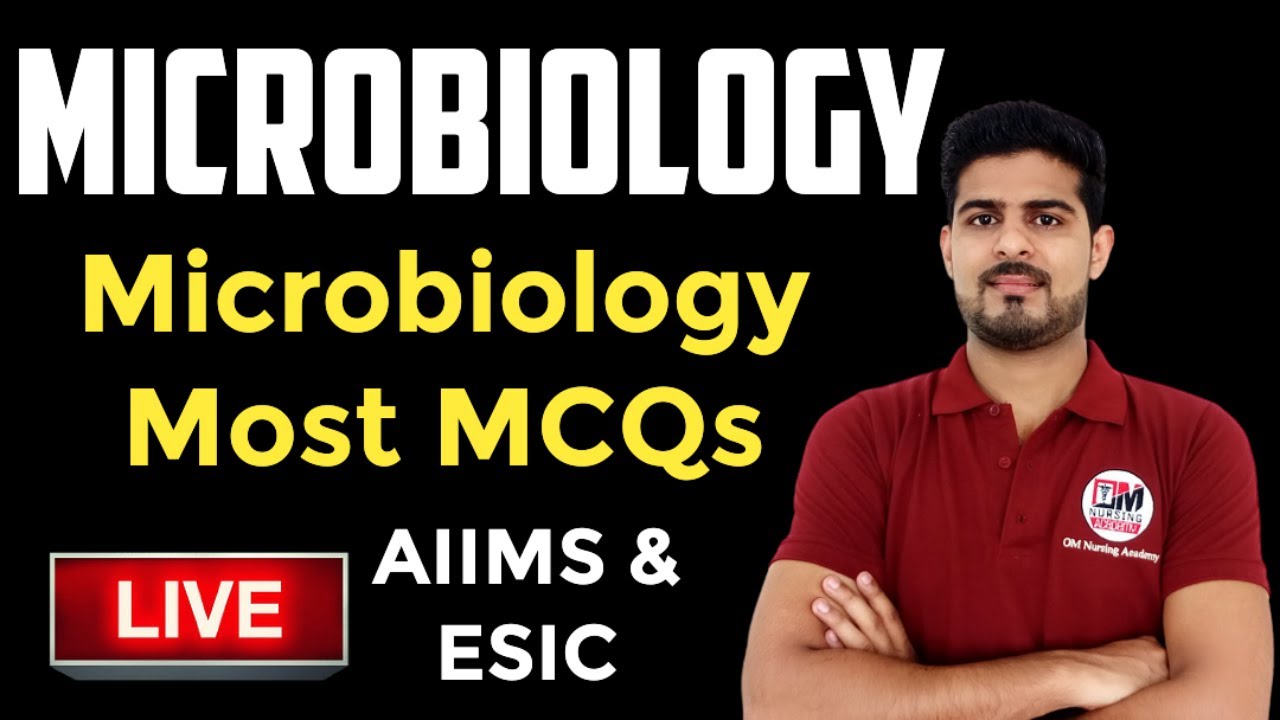 Microbiology Most Important MCQs for All Nursing Officer Exam