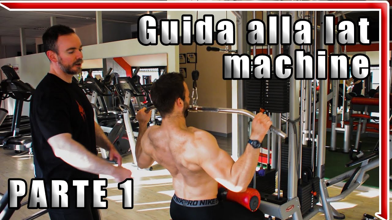 Lat machine per parte alta della schiena