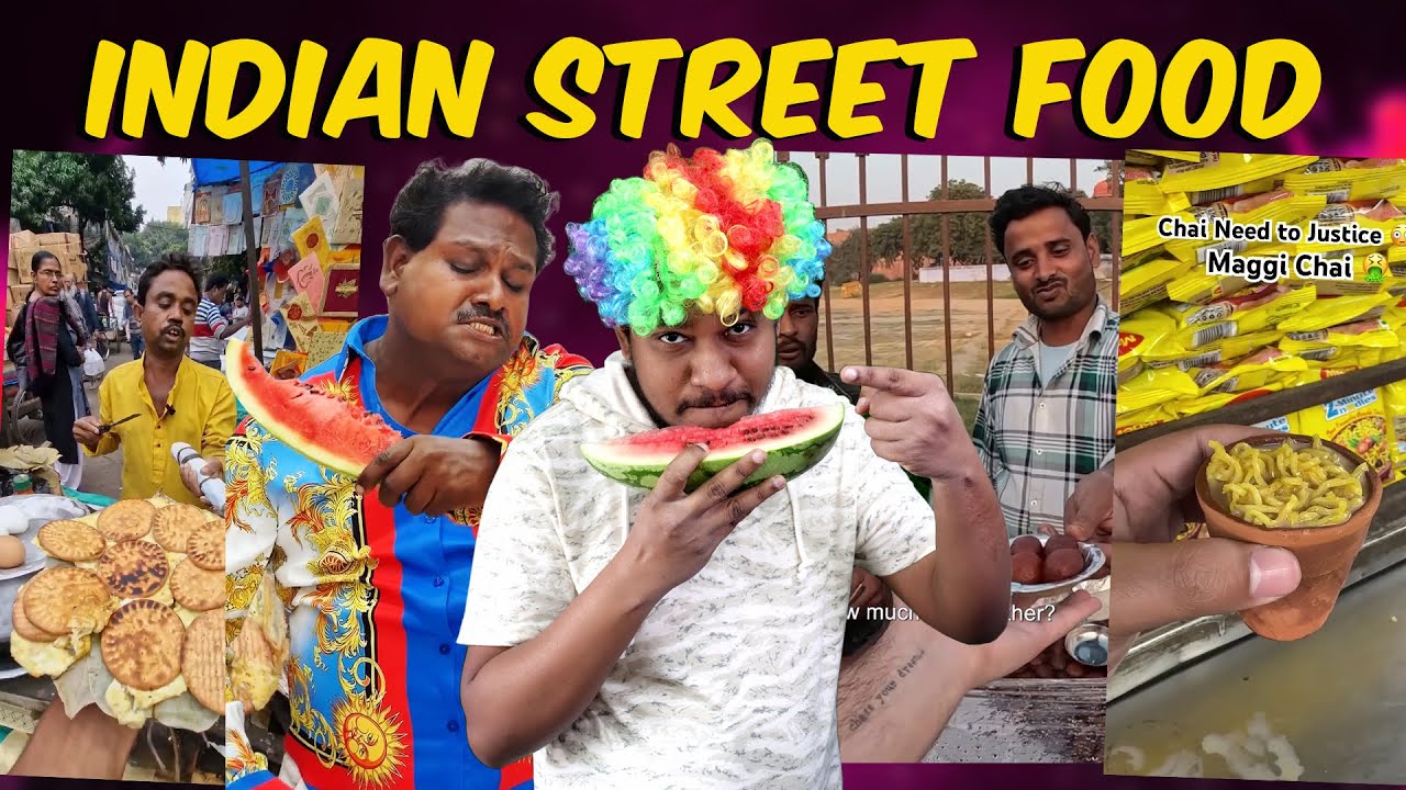 Worst & Weirdest Indian Street Food🤮 Maggi Chai, Sting Omelette, Watermelon Parotta | Tamil