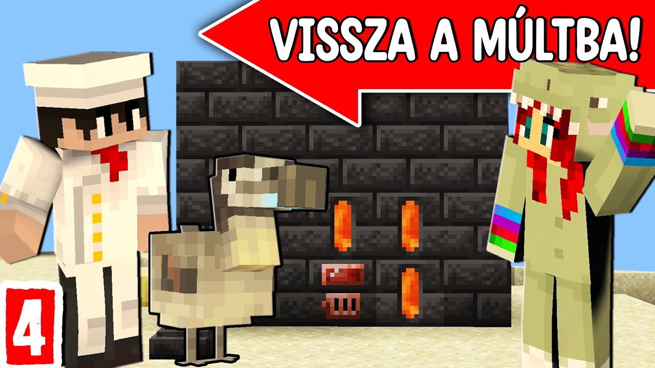 DOD&Oacute;K! Kezdődhet az OLVASZT&Aacute;S!  - Minecraft  Vissza a M&uacute;ltba Modpack Immuval! #4