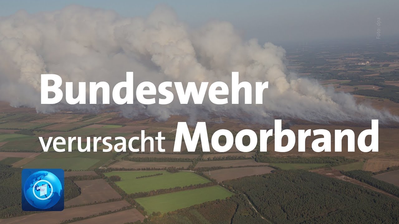 Bundeswehr verursacht Moorbrand im Emsland