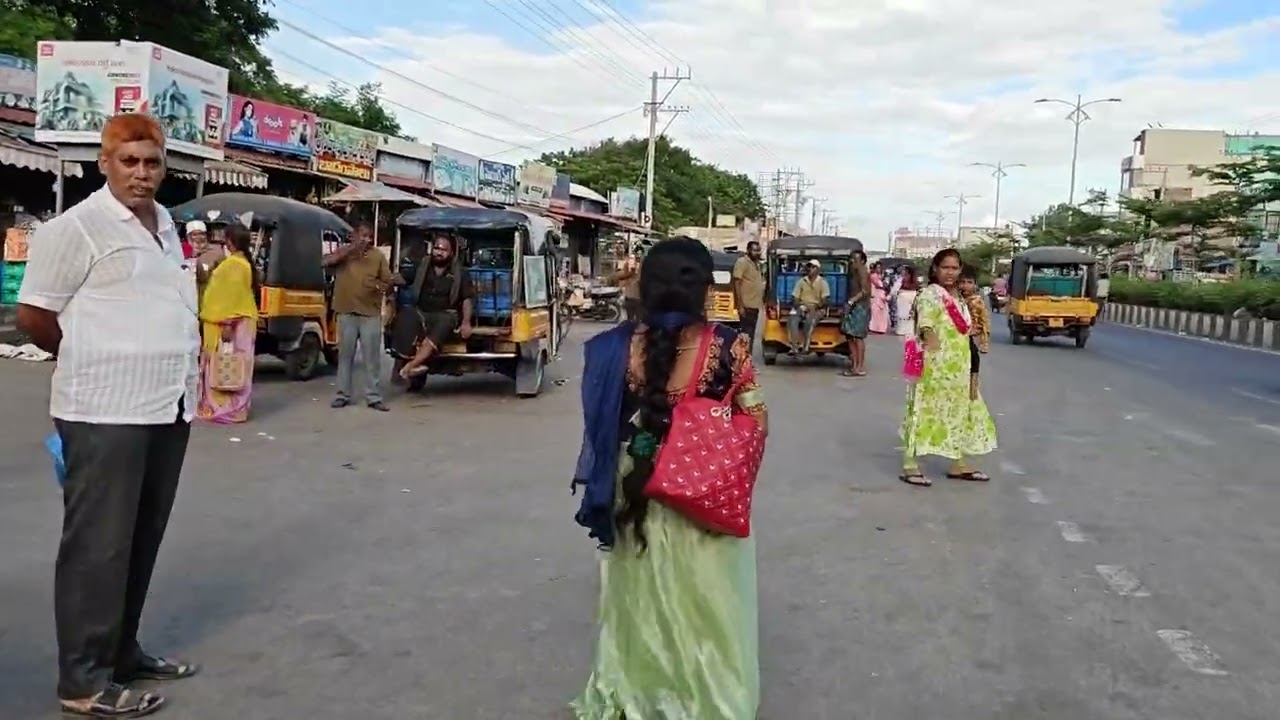 Old Bustand Bapatla With Stree sakti Ladies Waiting for Free Bus 20.11.25