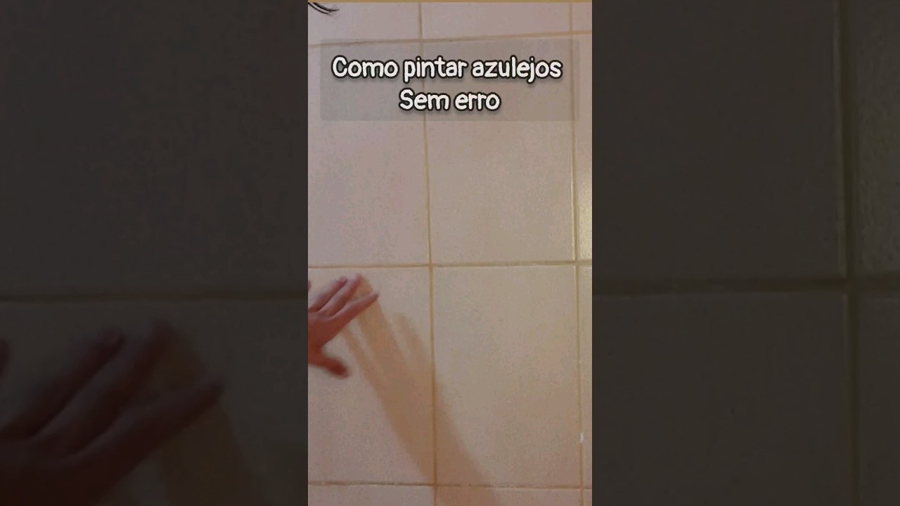Como pintar azulejos r&aacute;pido e f&aacute;cil #shorts #howto #fa&ccedil;avoc&ecirc;mesmo #pintura #banheiro #reforma