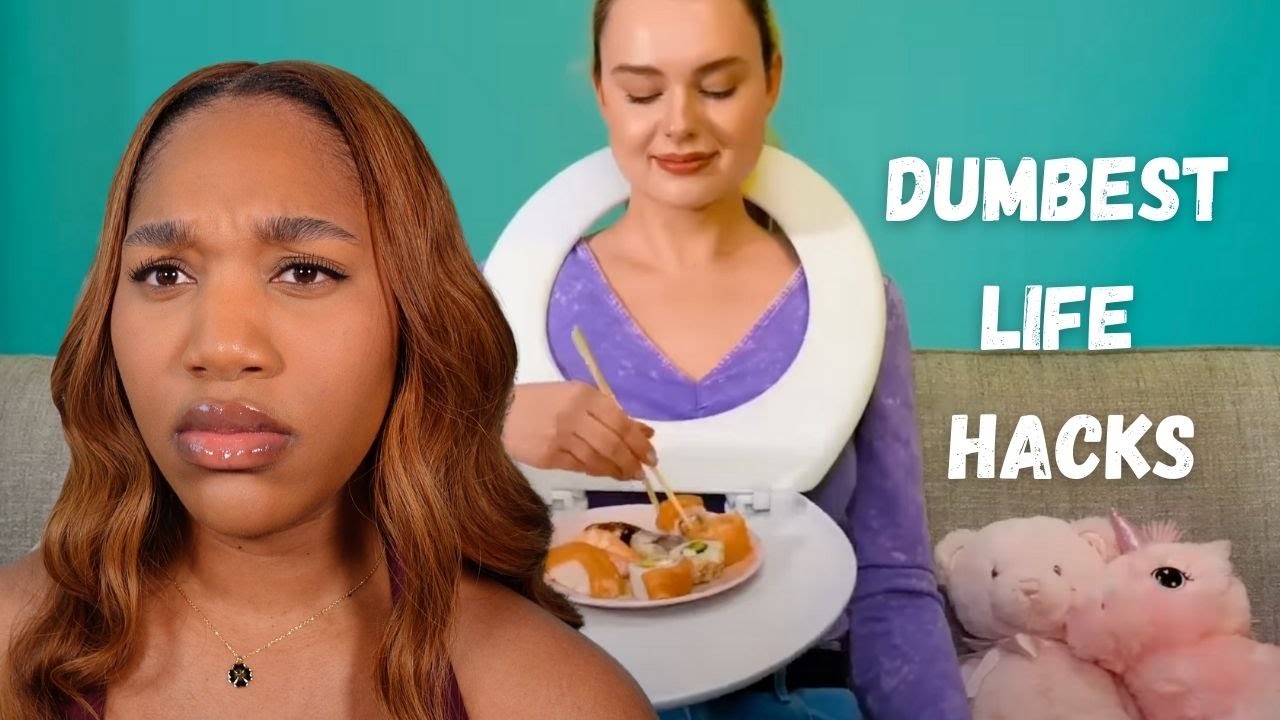 REACTING TO THE DUMBEST LIFE HACKS