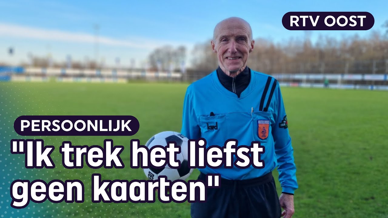 Al 1700 wedstrijden in het voetbal: Dick fluit al 55 jaar | RTV Oost