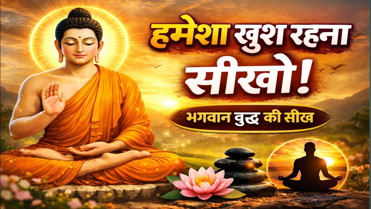 हमेशा खुश रहना सीखो | भगवान बुद्ध की अनमोल सीख | Motivational Video । Always Happy Life #pankajgk46 