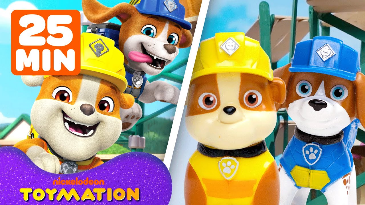 Rubble & Crew Toys Epic Builds & Rescues! 🚜🐻 | 25 Minutes | Toymation