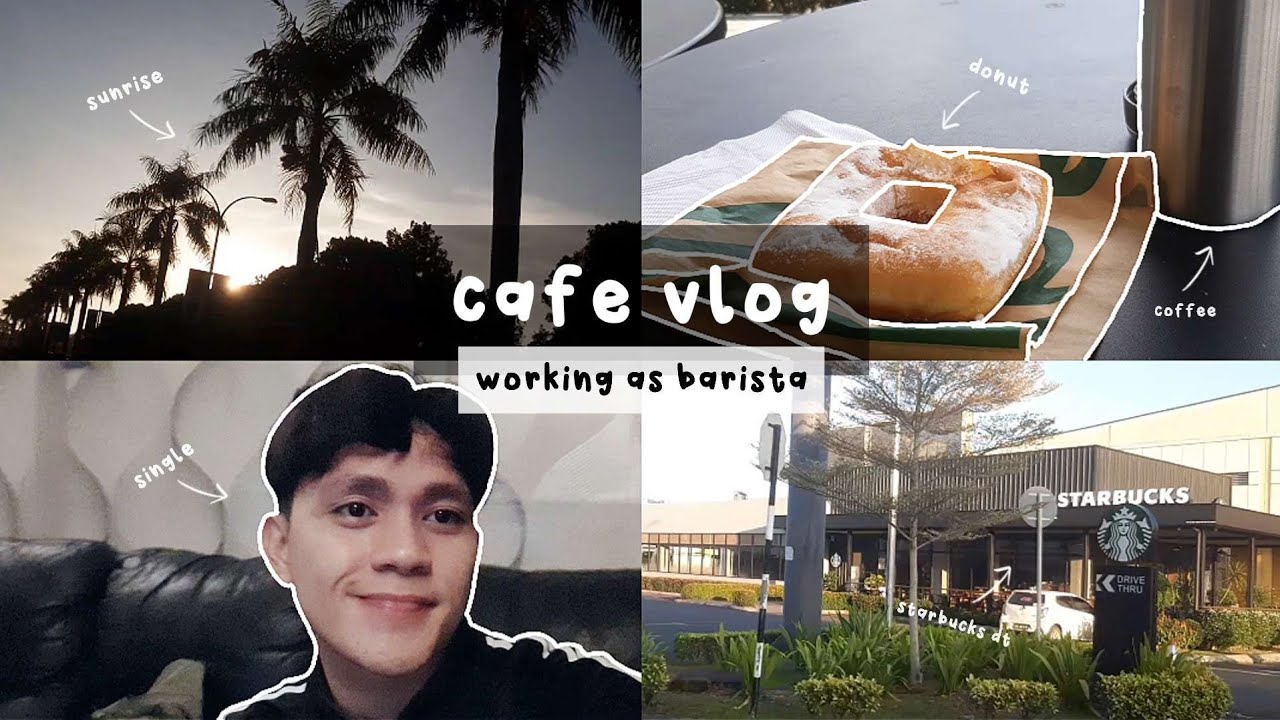 A day in my life ☕ | Cafe vlog, barista life | Malaysia | aesthetic