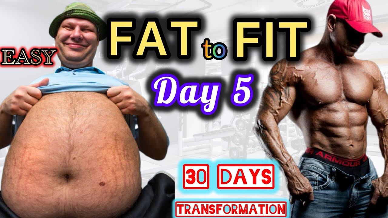 FAT to FIT || Day 5 || 30 days weightloss transformation || challenge || Easy and effective 