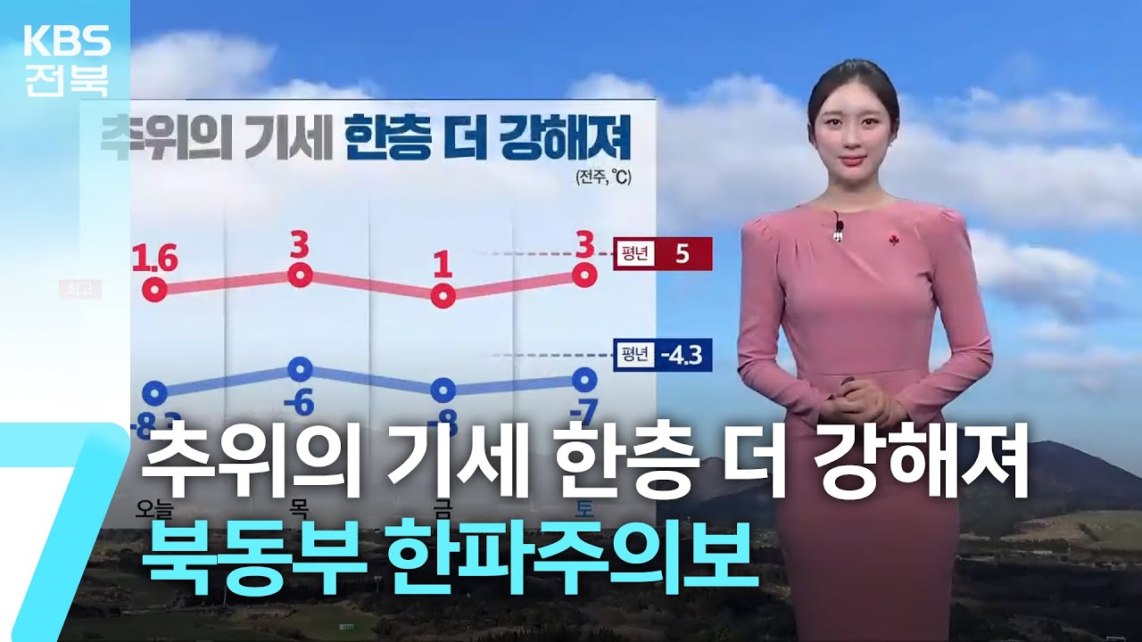 [날씨] 전북 추위의 기세 한층 더 강해져&hellip;북동부 한파주의보 / KBS  2026.01.28.