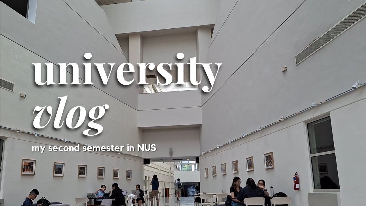 sunny singapore vlog ☀️ | first year done in NUS CS: moving into accoms & attending class 💻