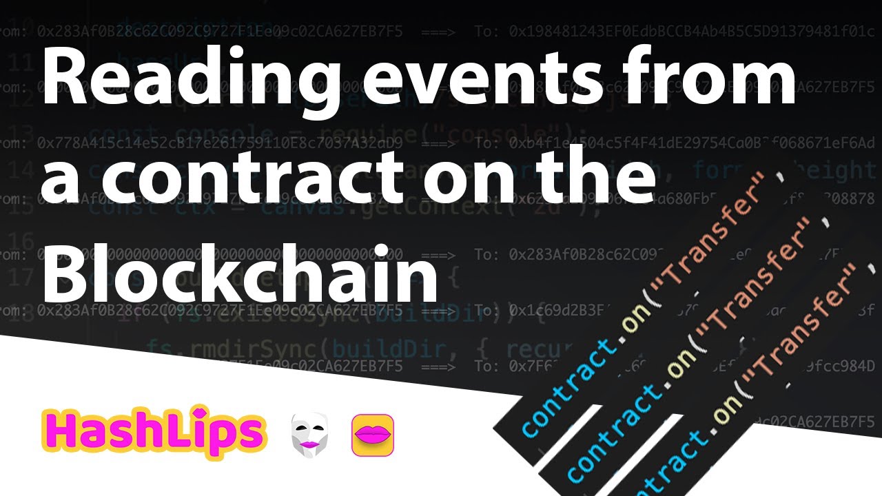 Reading events from a contract on the Blockchain
