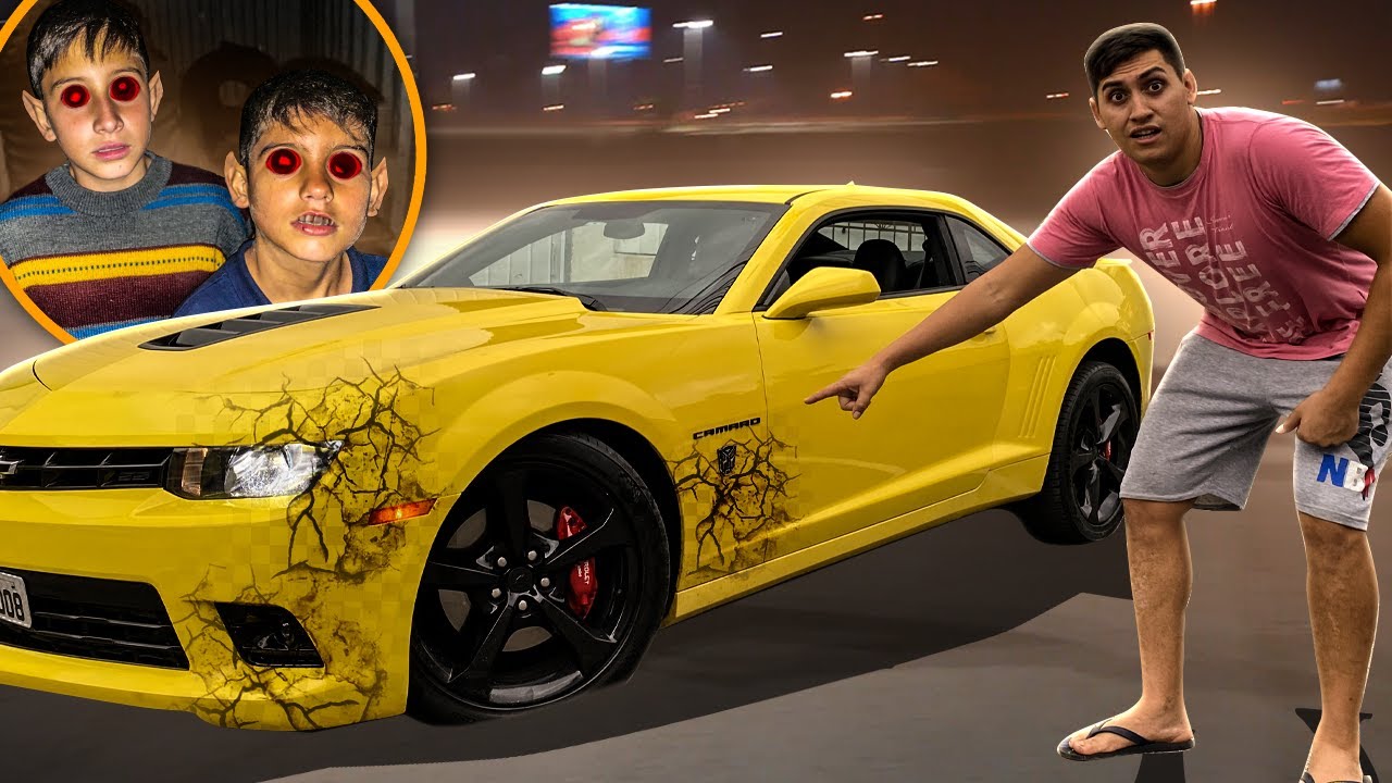 OS MINI HATERS FURARAM OS PNEUS DO MEU CAMARO