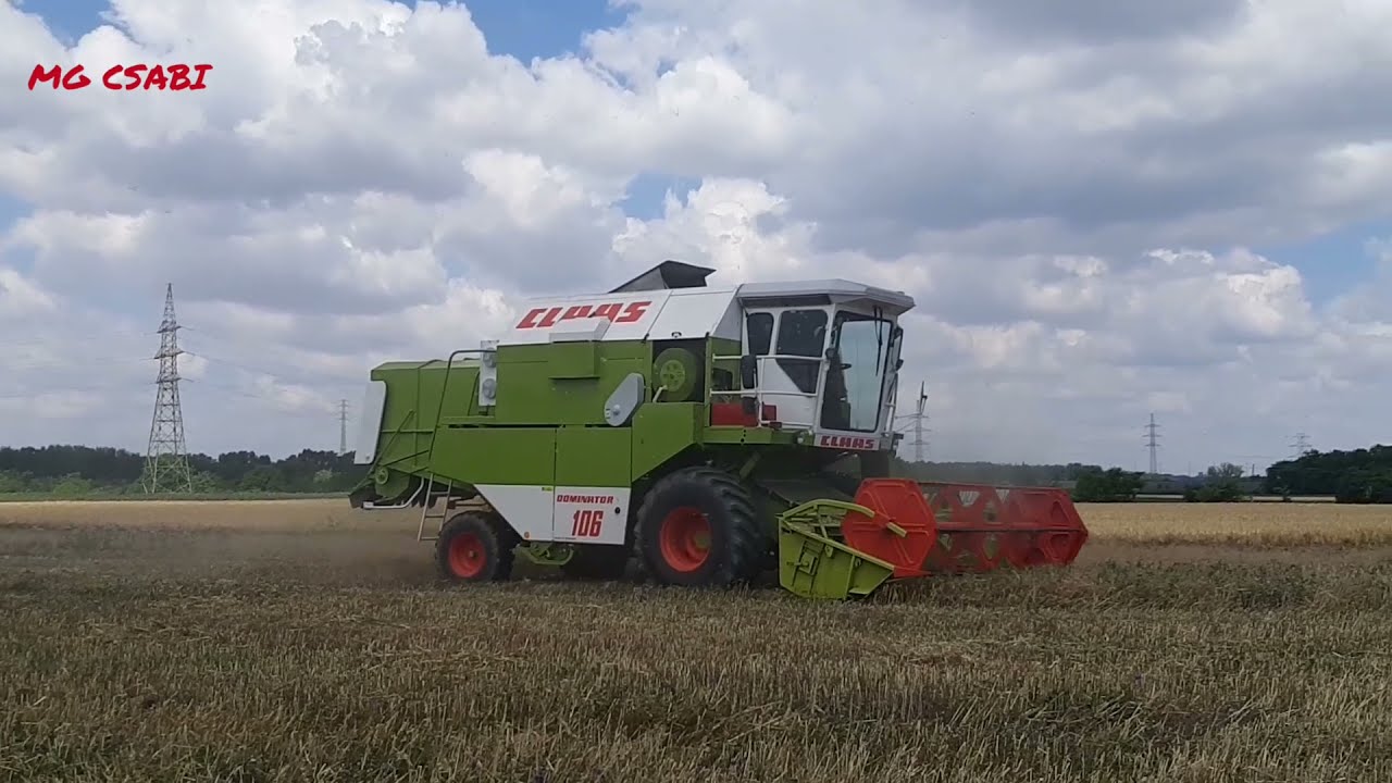 2021 Claas Dominator 106 Árpa aratás