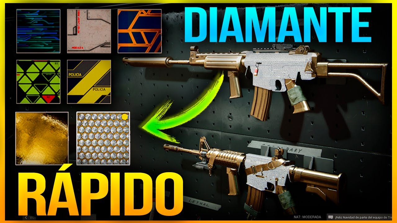 Como sacar el CAMUFLAJE DIAMANTE RÁPIDO (GUIA COMPLETA) BLACK OPS COLD WAR