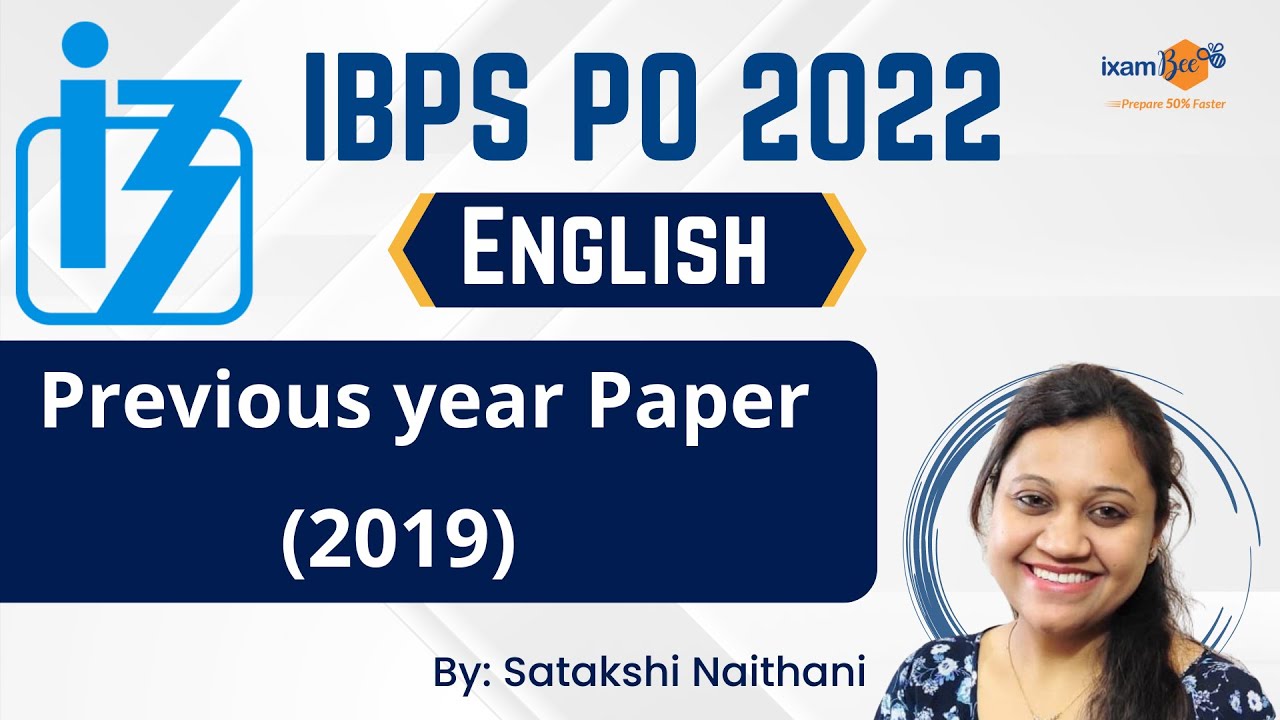 IBPS PO Prelims 2019 | English Section | Previous year Paper (2019) | By Satakshi Naithani