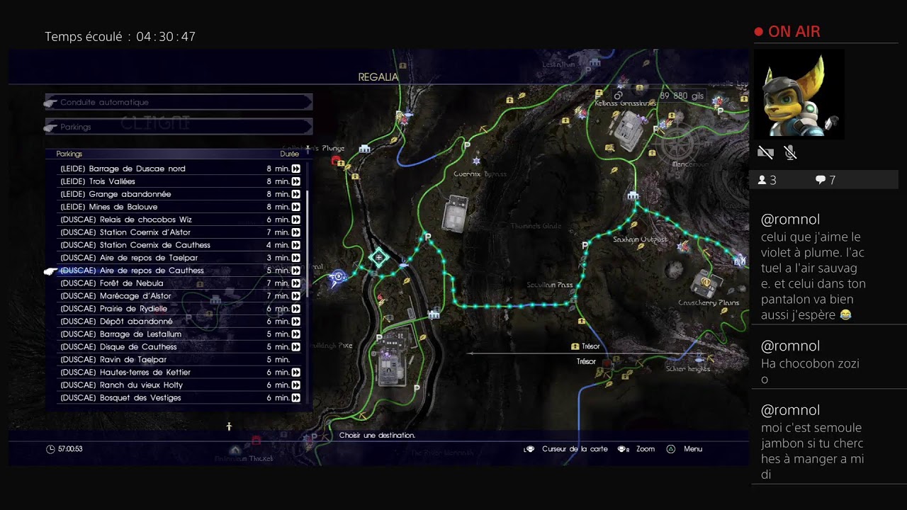 Final Fantasy XV - Anthony Walther streame sur PS4