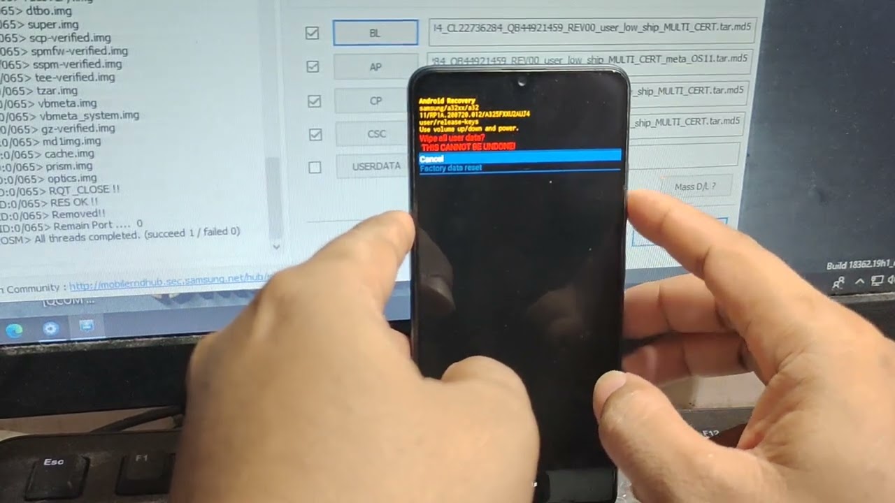 FLASHING DOWNGRADE SAMSUNG A325F ANDROID 13 KE ANDROID 11..