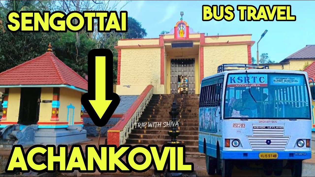 Sengottai To Achankovil bus Travel🚍[ Bus timings mor 8am from Sengottai bus stand ]#Achankovil #bus