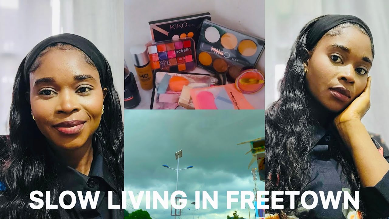Weekly vlog | Slow living in Freetown |grwm for work | makeup and body care haul | #Amicotv.