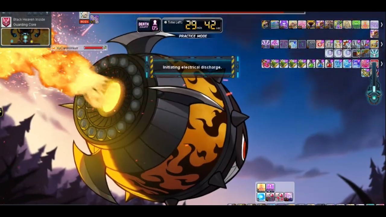 Maplestory : Cannon Master solo extreme lotus