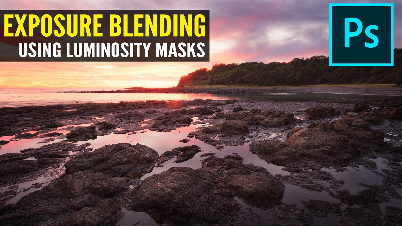 Exposure Blending Tutorial (With Luminosity Masks) - ADVANCED Photoshop Techniques