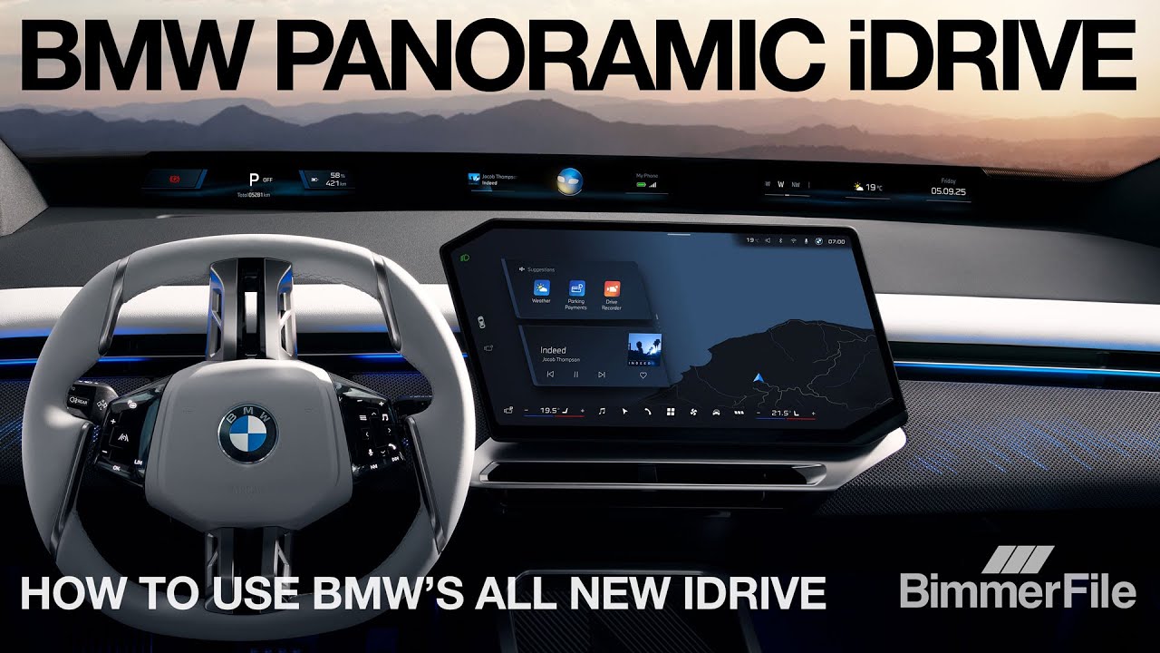 How to Use BMW's all new iDrive X & Panoramic Vision