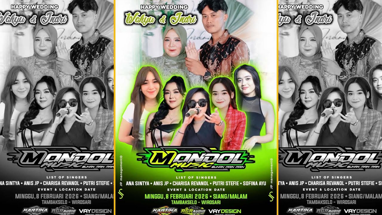 LIVE MONDOL MUSIC BUKAN MAIN MAIN ||  Wedding Party WAHYU & INDRI ||KARTIKA HD PRO || AGR AUDIO