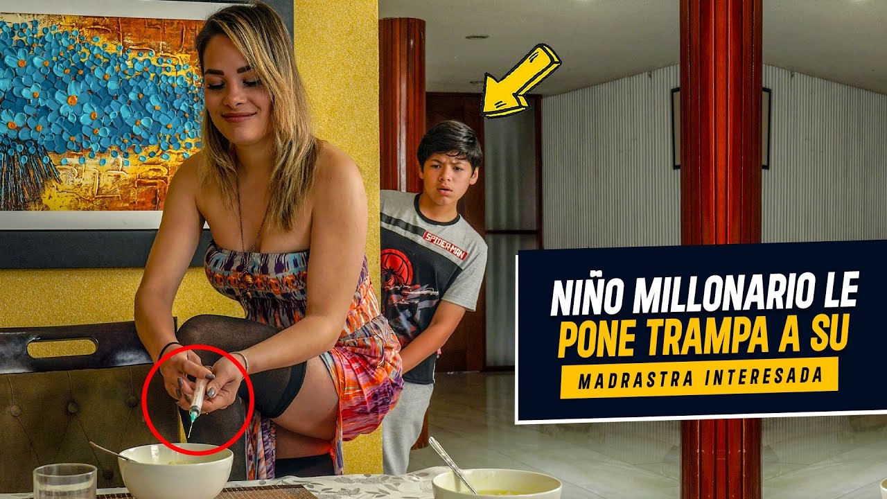 Niño millonario pone trampa a su madrastra interesada | Niño la descubrió con las manos en la masa