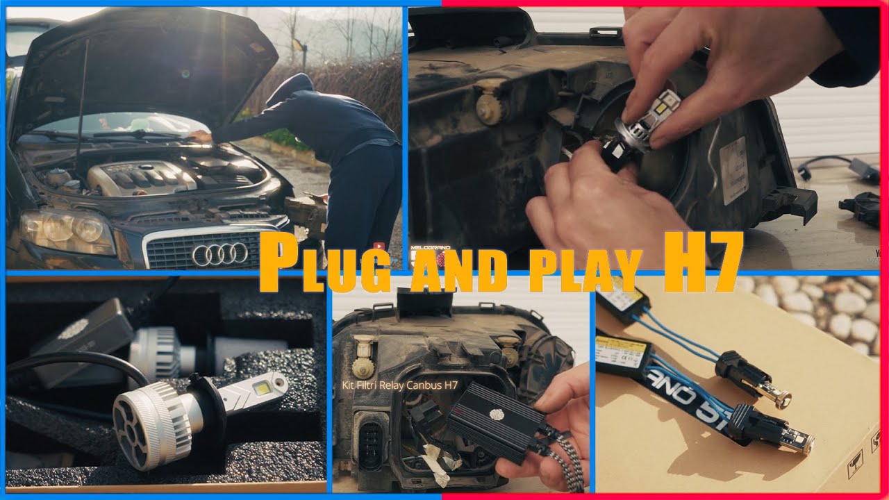 Audi A3 8P: Sostituisco le Vecchie Alogene con LED H7 Plug & Play – Che Differenza! FAIDATE