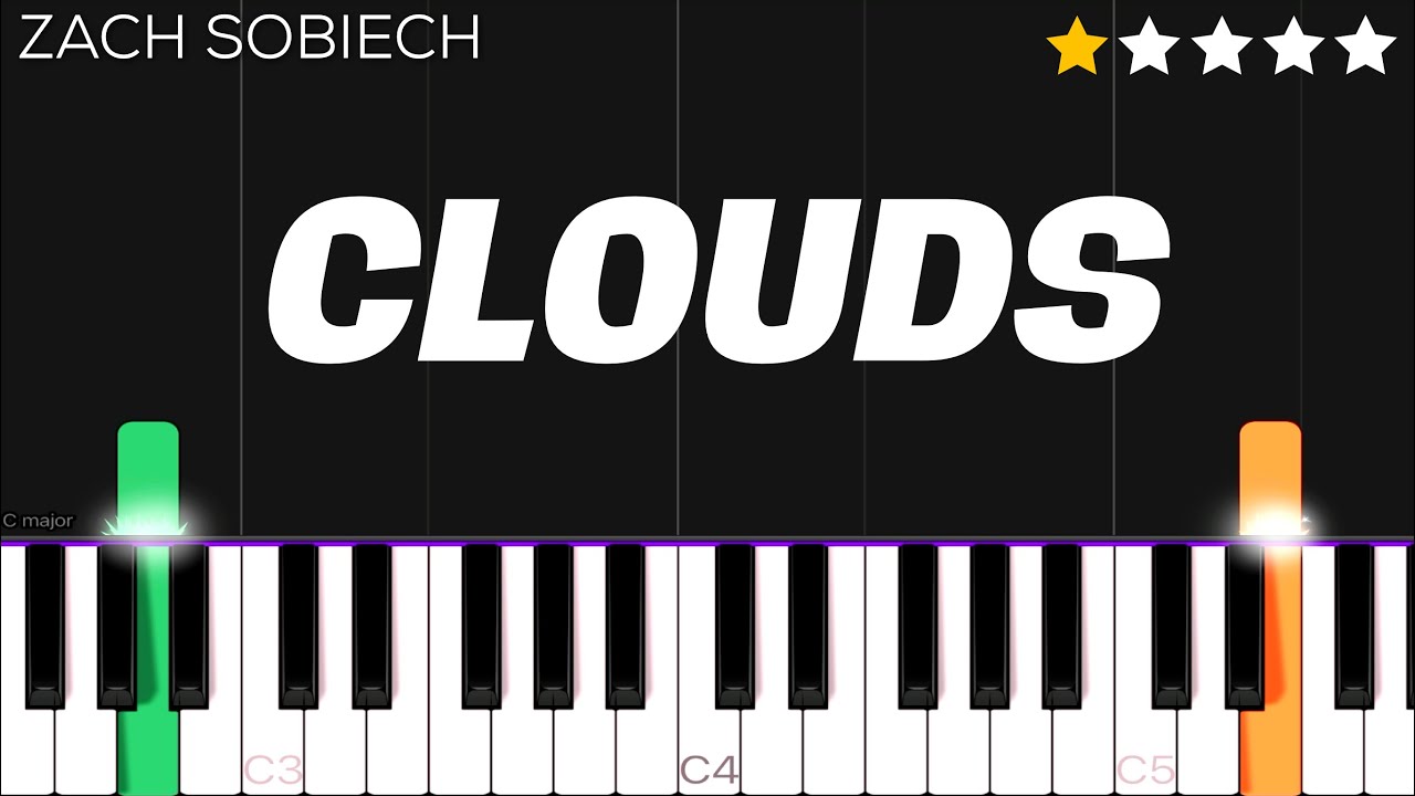 Zach Sobiech - Clouds | EASY Piano Tutorial | EASY Piano Tutorial