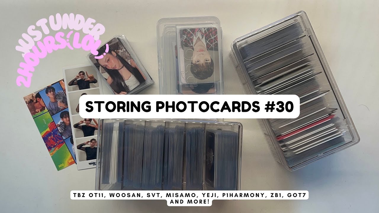 Storing Photocards #30- tbz ot11, woosan, svt, misamo, yeji, p1harmony, zb1, got7 and more!