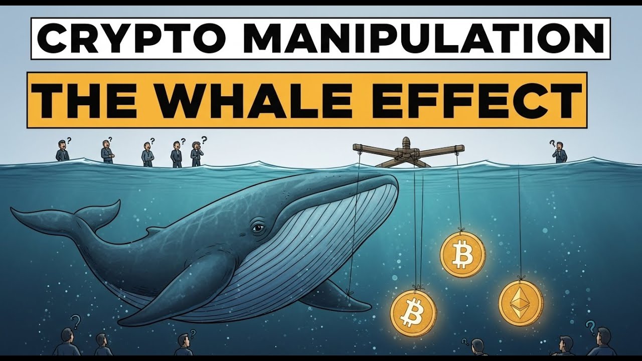 Market Manipulation Explained &ndash; How Whales Control Crypto Prices #CryptoWhales