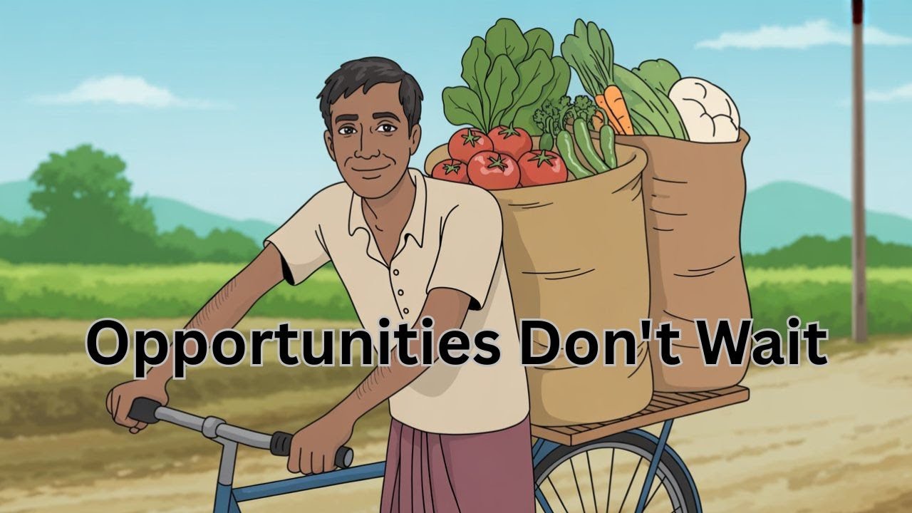 Opportunities Don't Wait | English Story |Stories |story by grandma| Learning English Stories