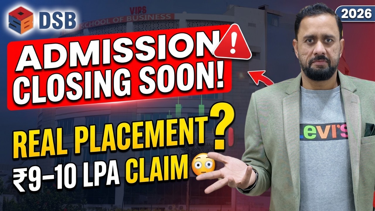 DSB by VIPS PGDM Review 2026 | Admission Closing Soon | Honest Reality