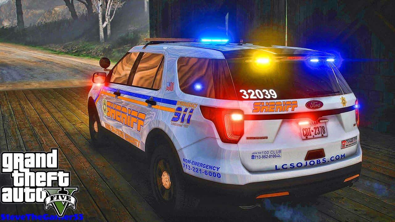 Sheriff Patrol|| GTA 5 Mod Lspdfr|| Harris #lspdfr #stevethegamer55