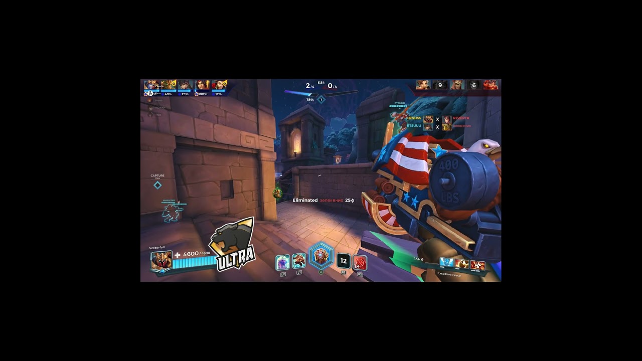 INSANE KHAN ULT ON INVISIBLE STRIX #shorts #Paladins #UltraLeague