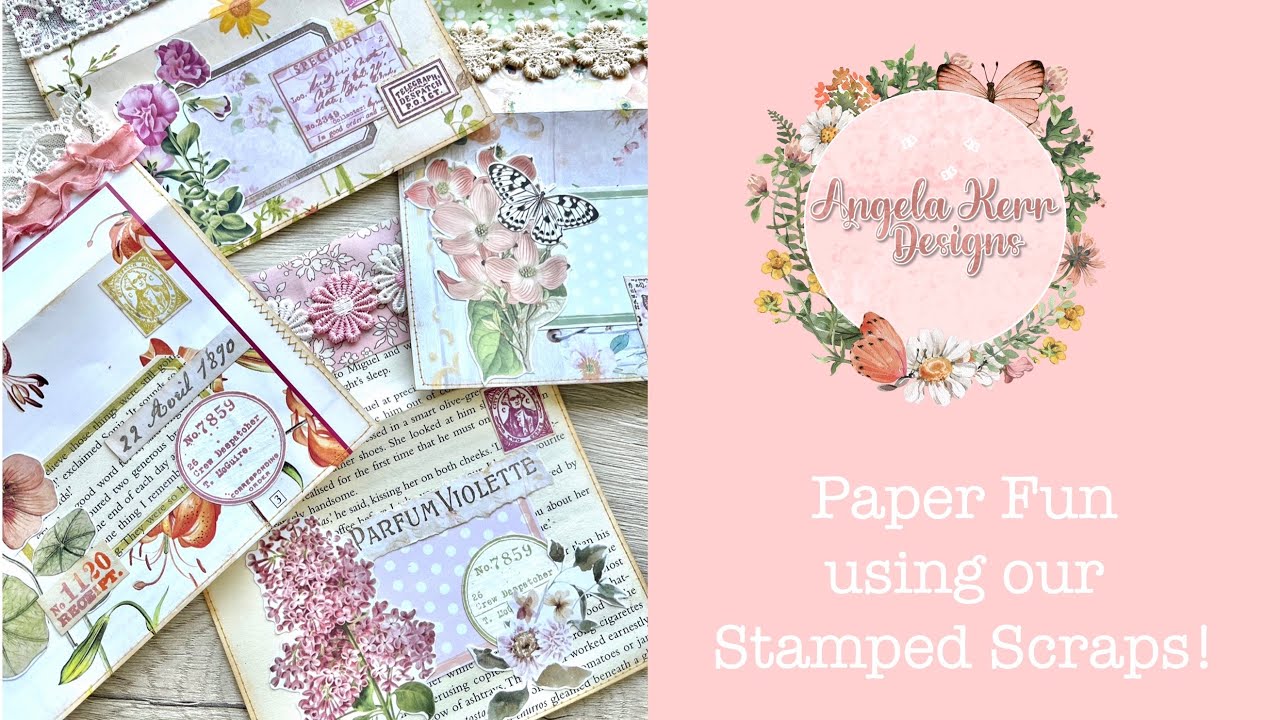 Paper Fun Project with our Stamped Scraps!