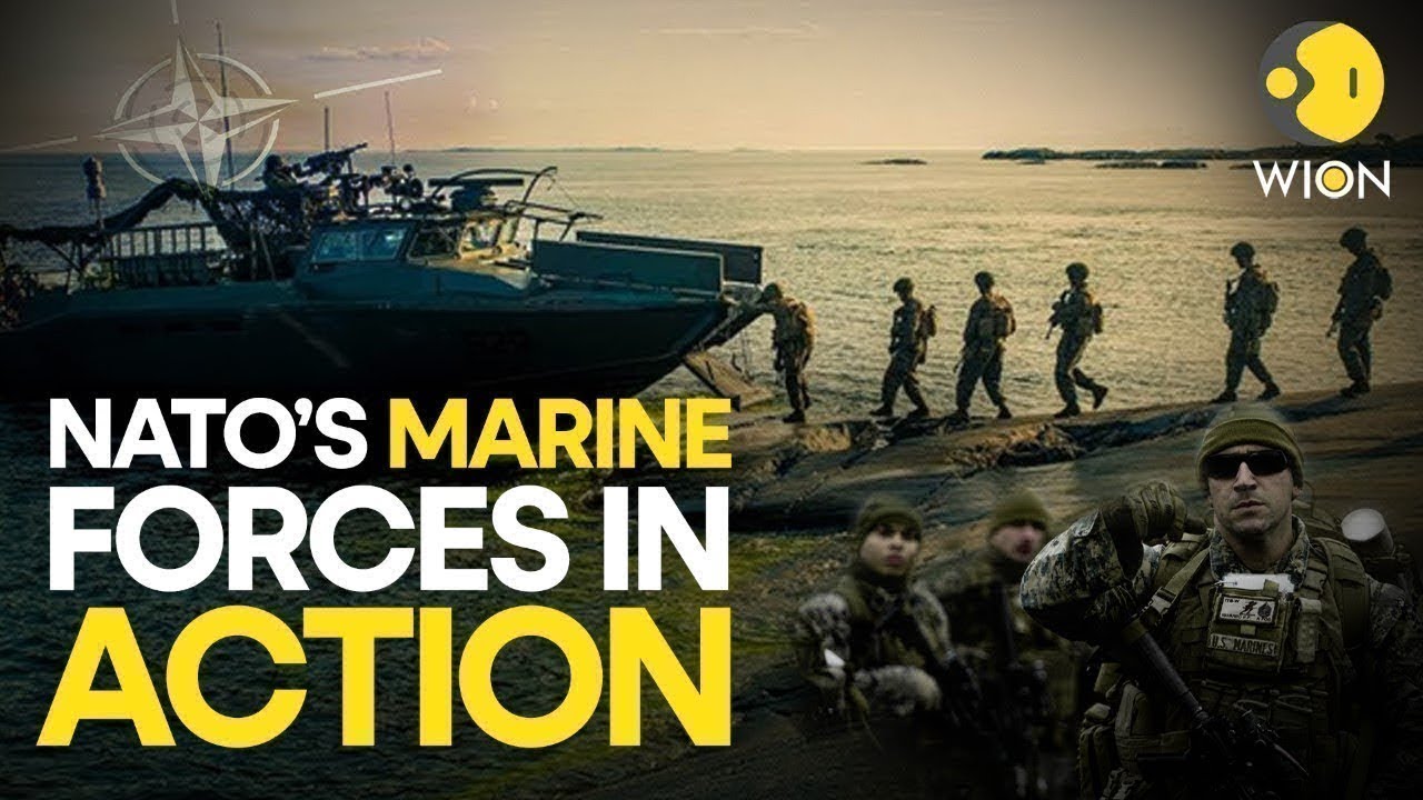 NATO&rsquo;s Marine forces in action: On land and sea | World English News | NATO Live | WION Live