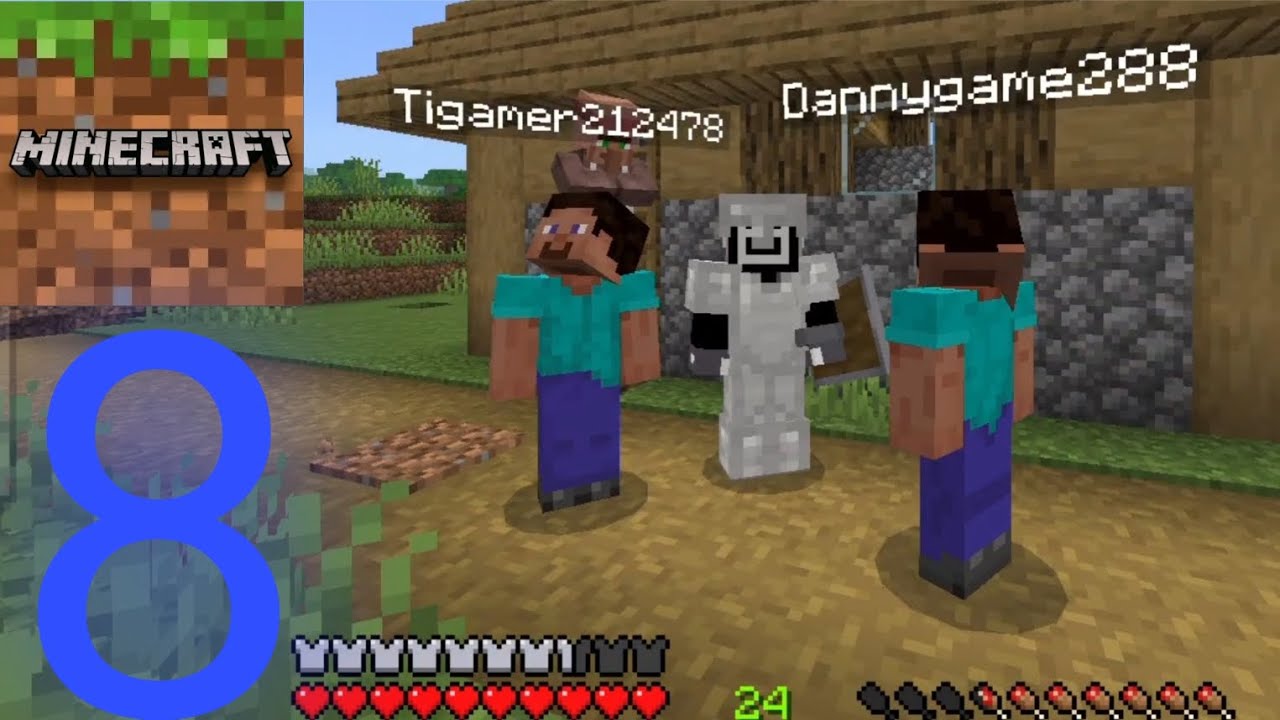 Minecraft PE - Survival - GamePlay - Multiplayers - Part 8