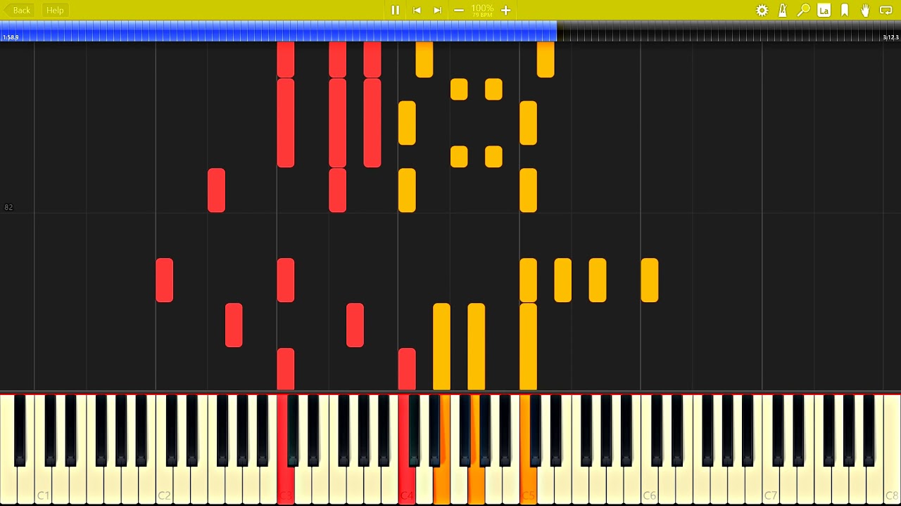 Joseph Lamb - Contentment Rag (1915) [Synthesia Piano Tutorial]