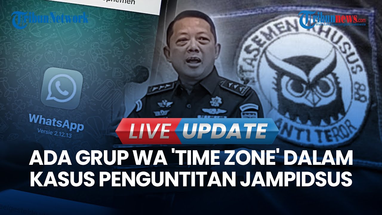 🔴 LIVE UPDATE | Penguntitan Jampidsus Dilakukan Oleh Grup 'Time Zone' Berisi 10 Oknum Densus 88