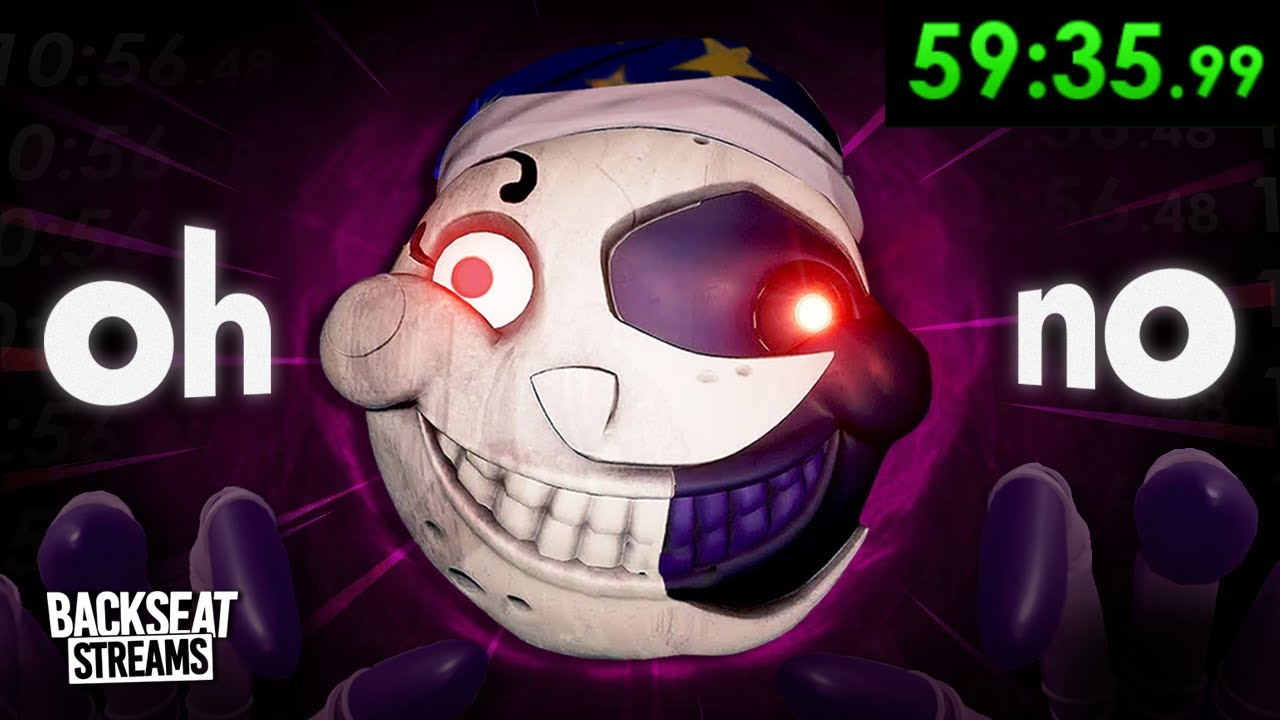 Beating FNAF: Security Breach BACKWARDS Breaks Everything