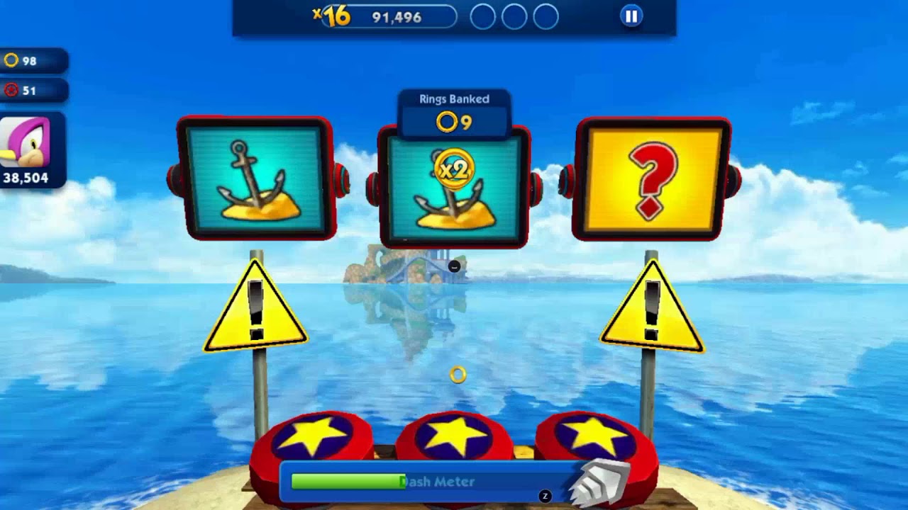 Cool Fullscreen Reverse Android Gameplay HD - Sonic Dash (Knuckles Run).