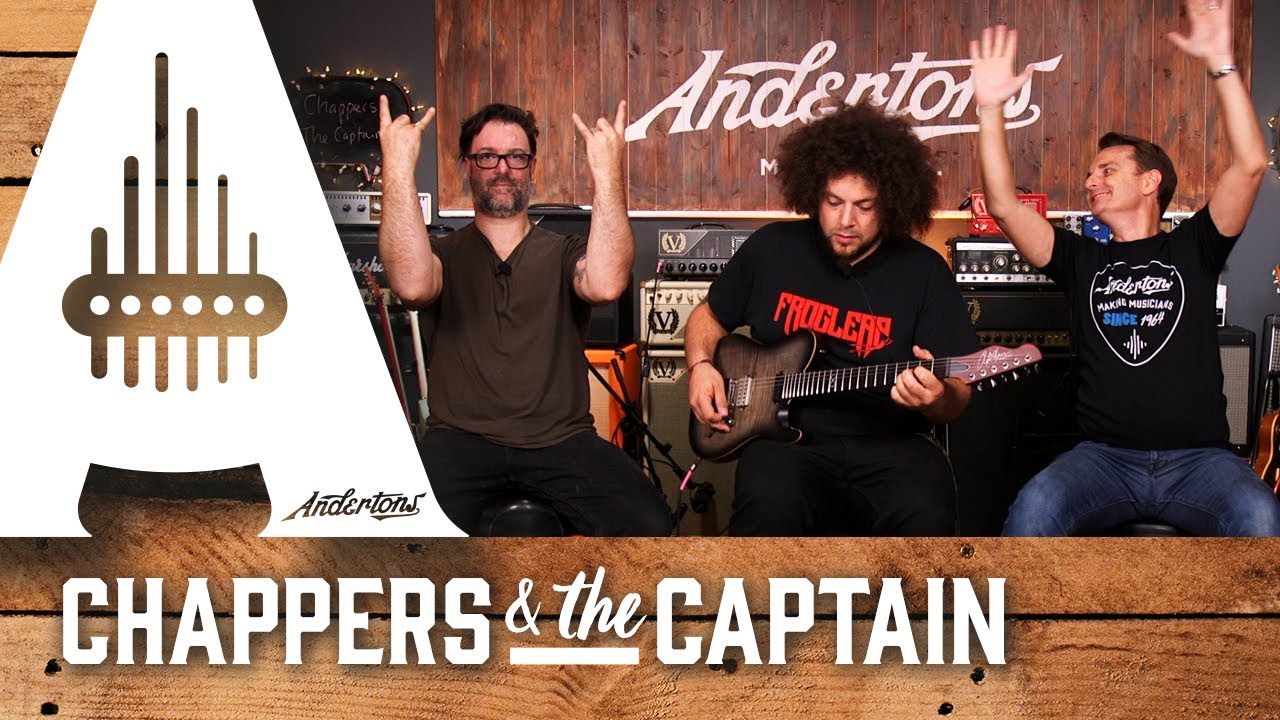Rabea Massaad Signature Guitars with Chappers and The Captain!